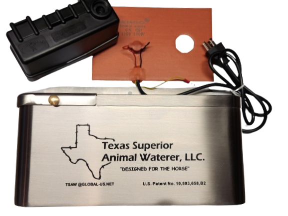 Texas Superior Animal Waterer | TSAW Waterer with Heater and Float Valve